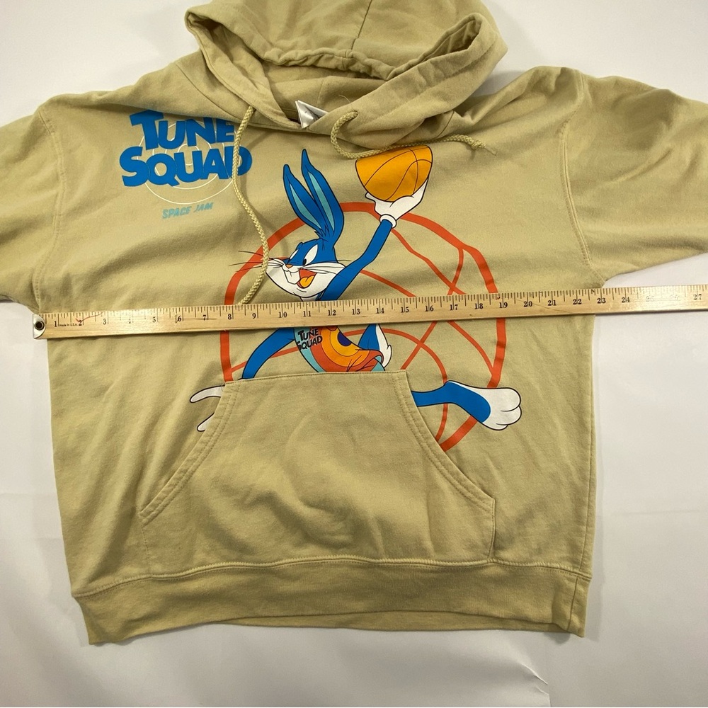 Space Jam A New Legacy Tune Squad Bugs Bunny Hoodie Tan Size Large - Picture 15 of 15